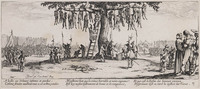 KG 10668
<br/>
Ophanging ("Grote oorlogsellende")
<br/>
<em>Callot, Jacques (1592 - 1635)</em>